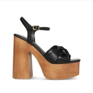 Cool Planet by Steve Madden Jilly Platform Vegan Leather Heels, Size 8